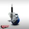 Service Caster 3'' SS Blue Poly Swivel 3/4'' Expanding Stem Caster with Brake SCC-SSEX20S314-PPUB-BLUE-TLB-34 - alternate 2